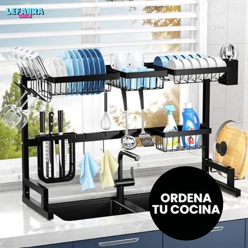 Organizador y Escurridor de Platos Para Cocina (85 cm)